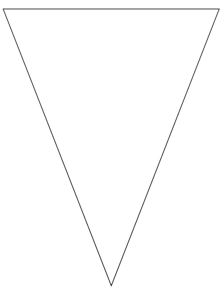 Triangle banner pennant.