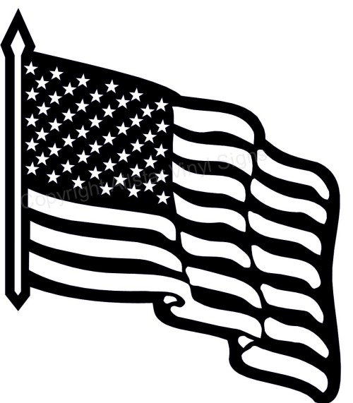 Free Waving Flag Clipart Black And White, Download Free Clip