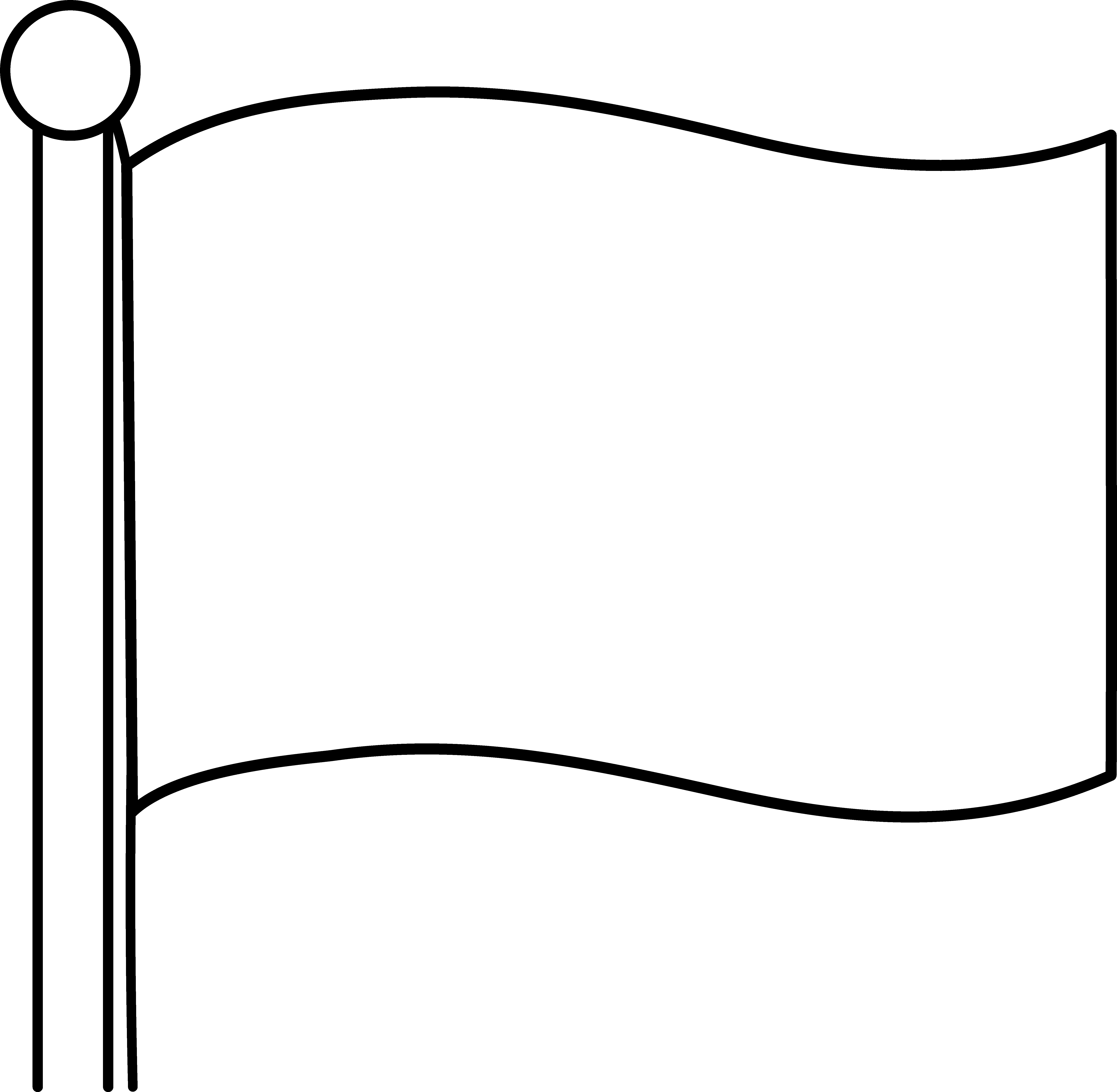 Simple Blank Flag Design