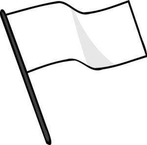 White flag clip.