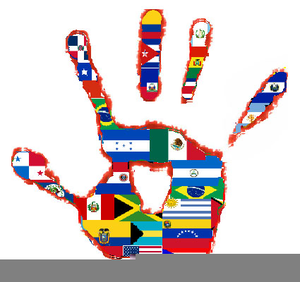Spanish Speaking Countries Flags Clipart