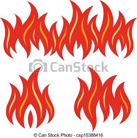 BBQ Flames Clip Art