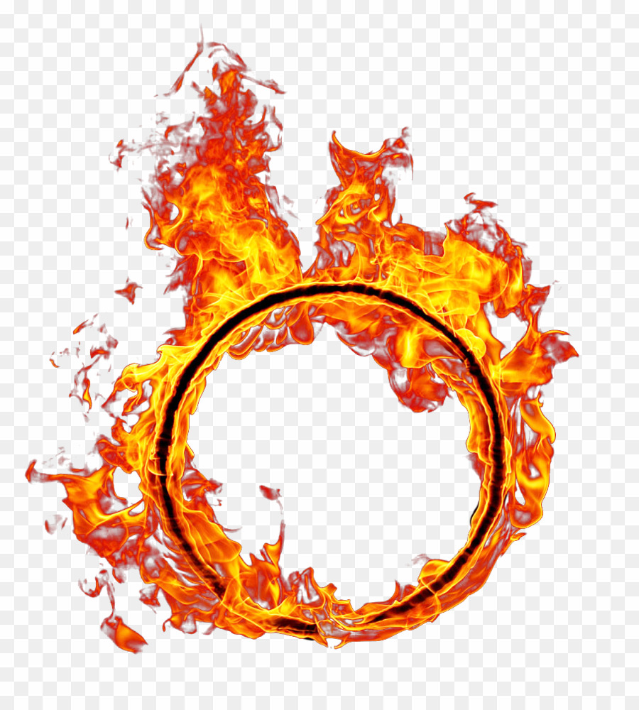 Circle Fire PNG Flame Fire Clipart download