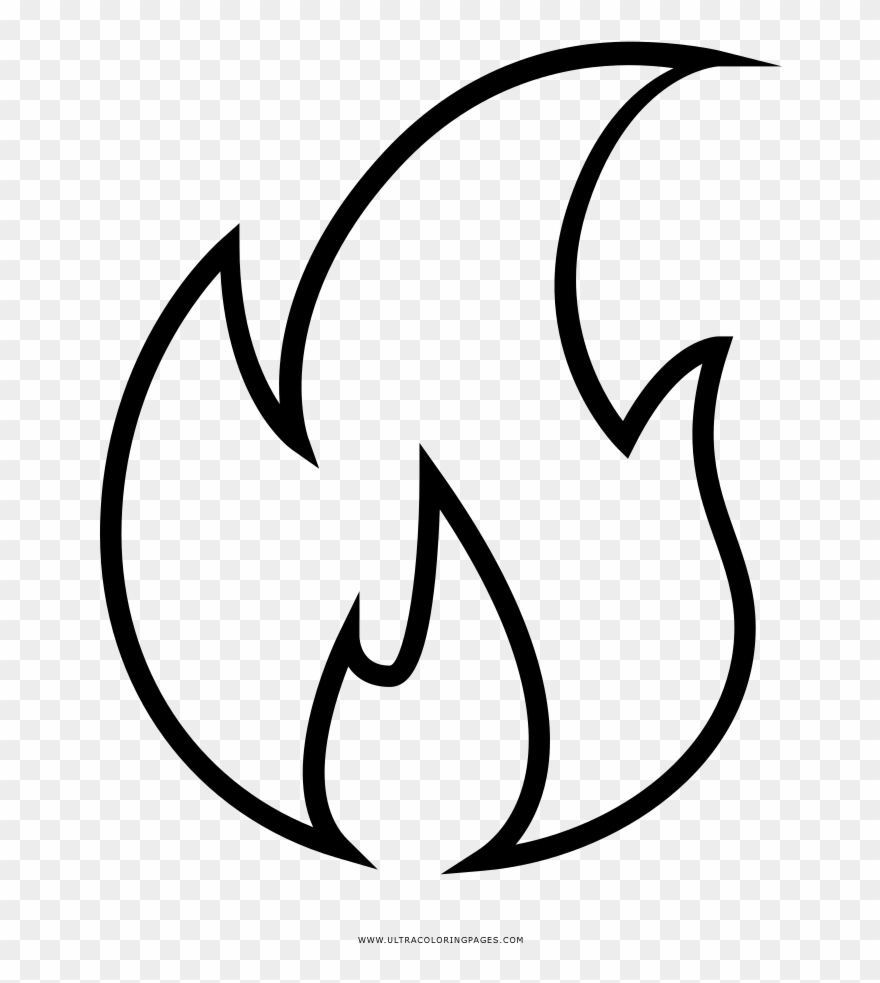 Black And White Flame
