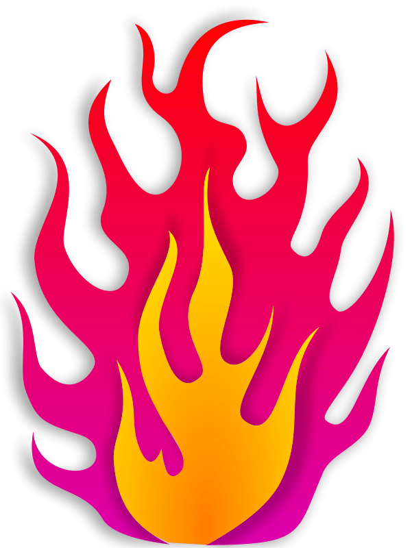 Pink Flames Cliparts