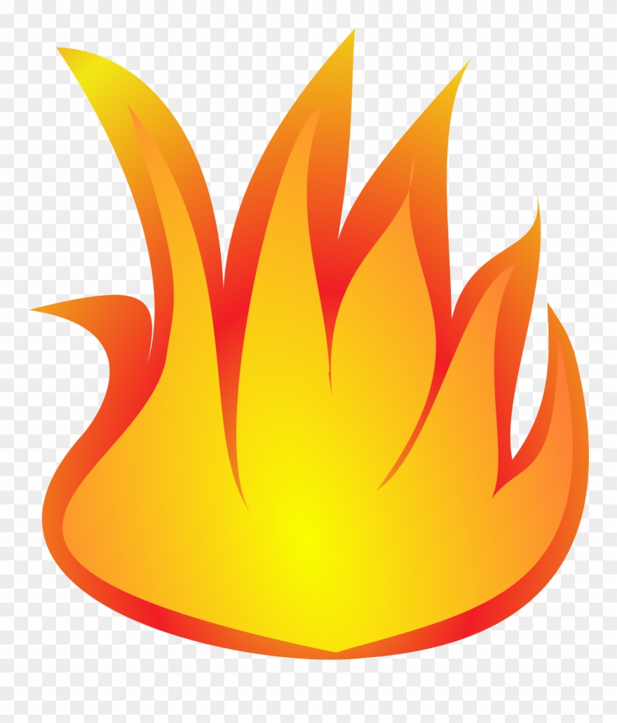 Flames clipart printable.