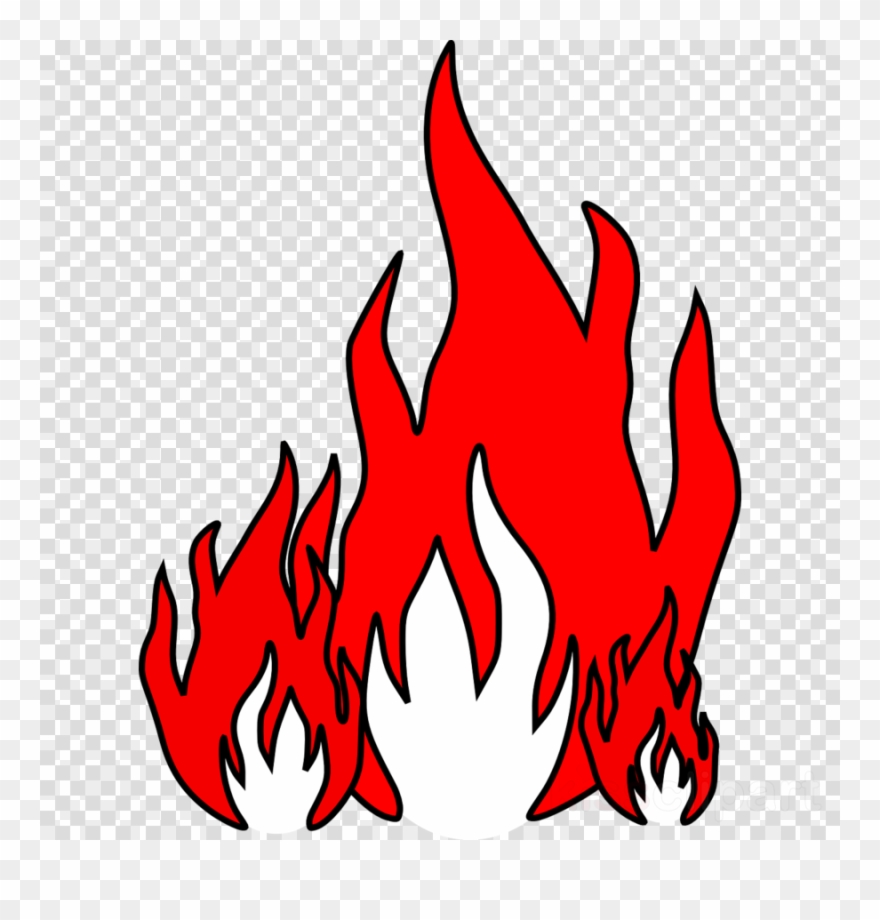 Clipart flames red.