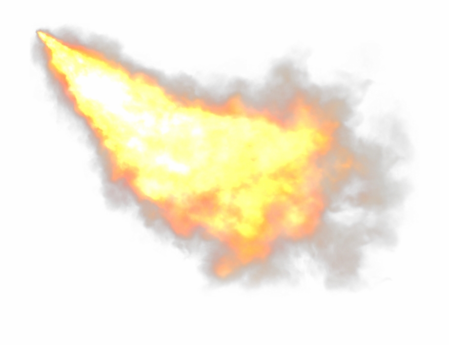 Rocket flame png.