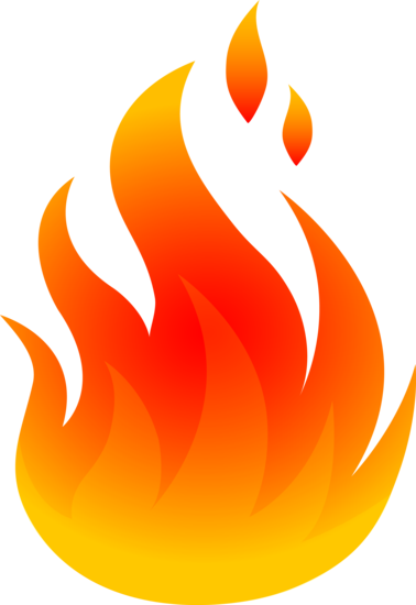 Simple fire logo.