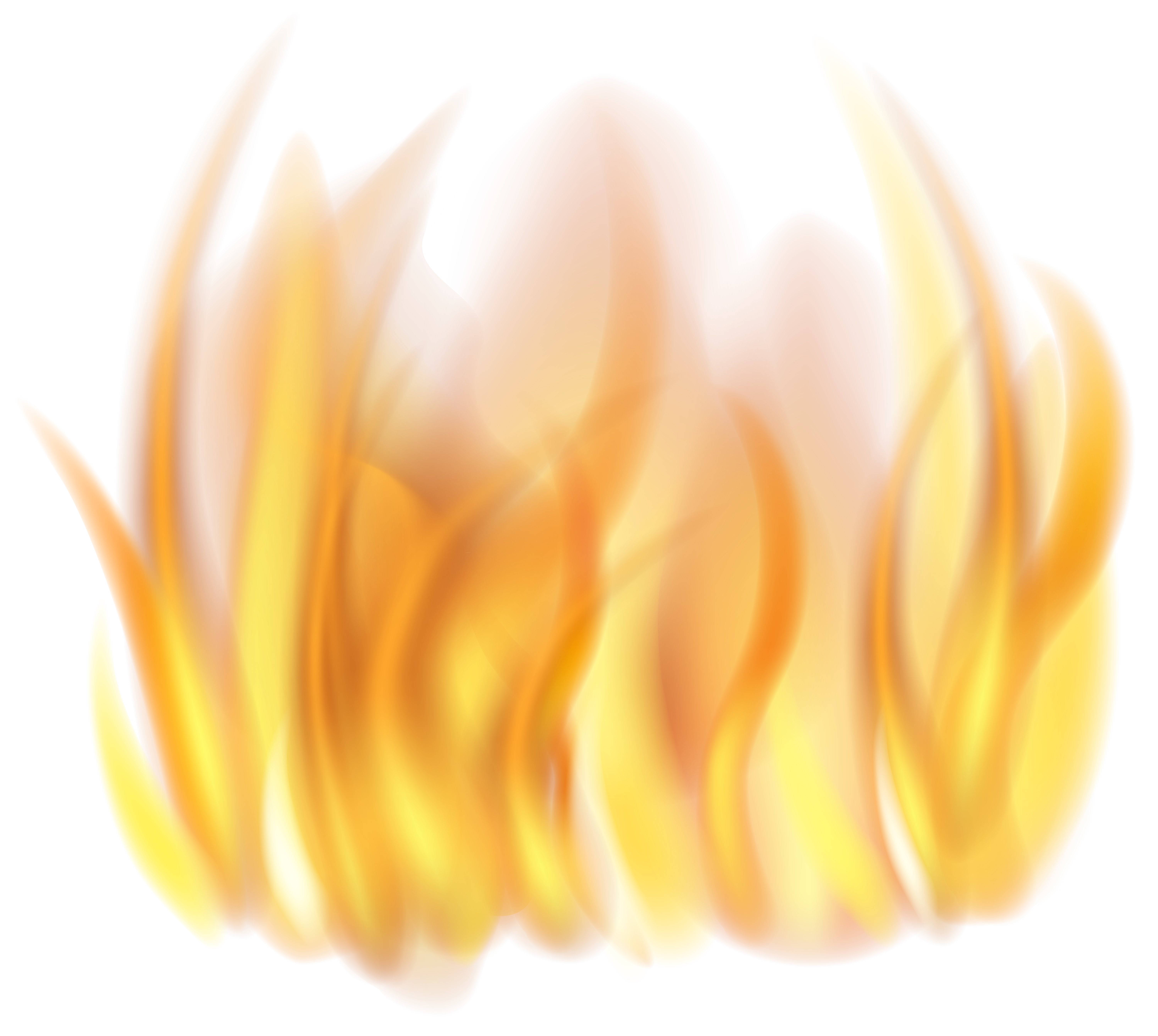 Fire Flames Transparent PNG Clip Art Image