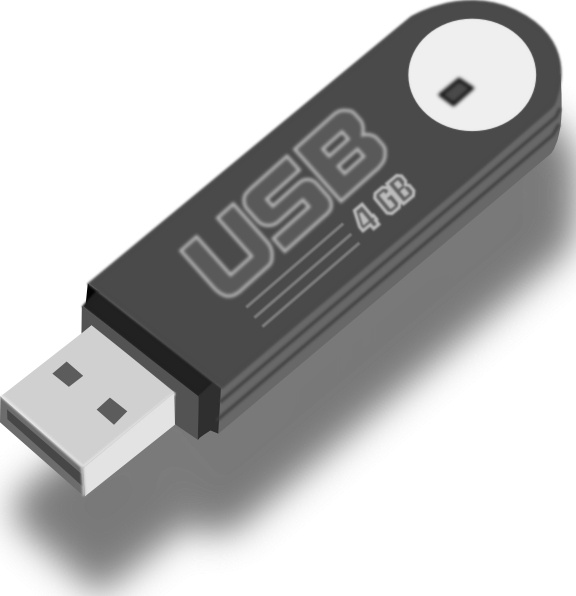 Usb Flash Drive clip art Free vector in Open office drawing