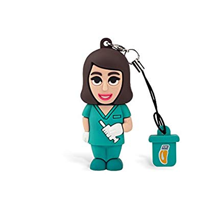 Professional USB, Female Nurse, Fun