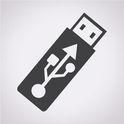 flash drive clipart icon