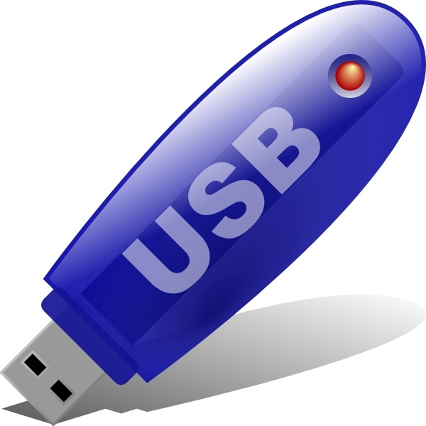 Usb Memory Stick clip art Free vector in Open office drawing