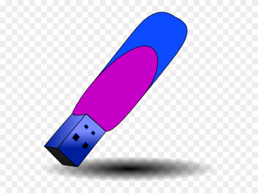 Usb Flash Drive Memory Stick Vector Clip Art