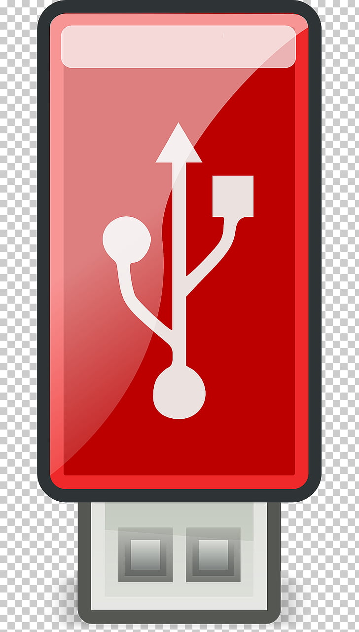 USB flash drive Android , Red USB PNG clipart