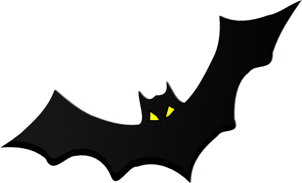 Bat W Eyes Clip Art at Clker