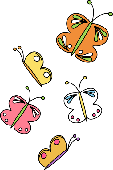 Flying butterfly clipart free images