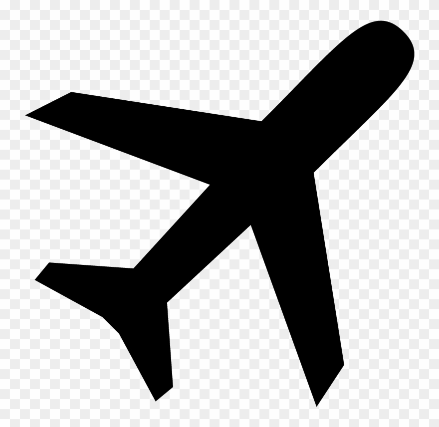Airplane Flight Plane Icon Symbol Vector Free Vector Clipart