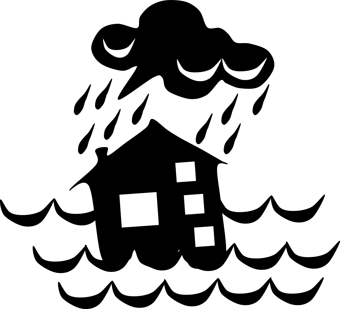 Hurricane clipart flood disaster, Hurricane flood disaster
