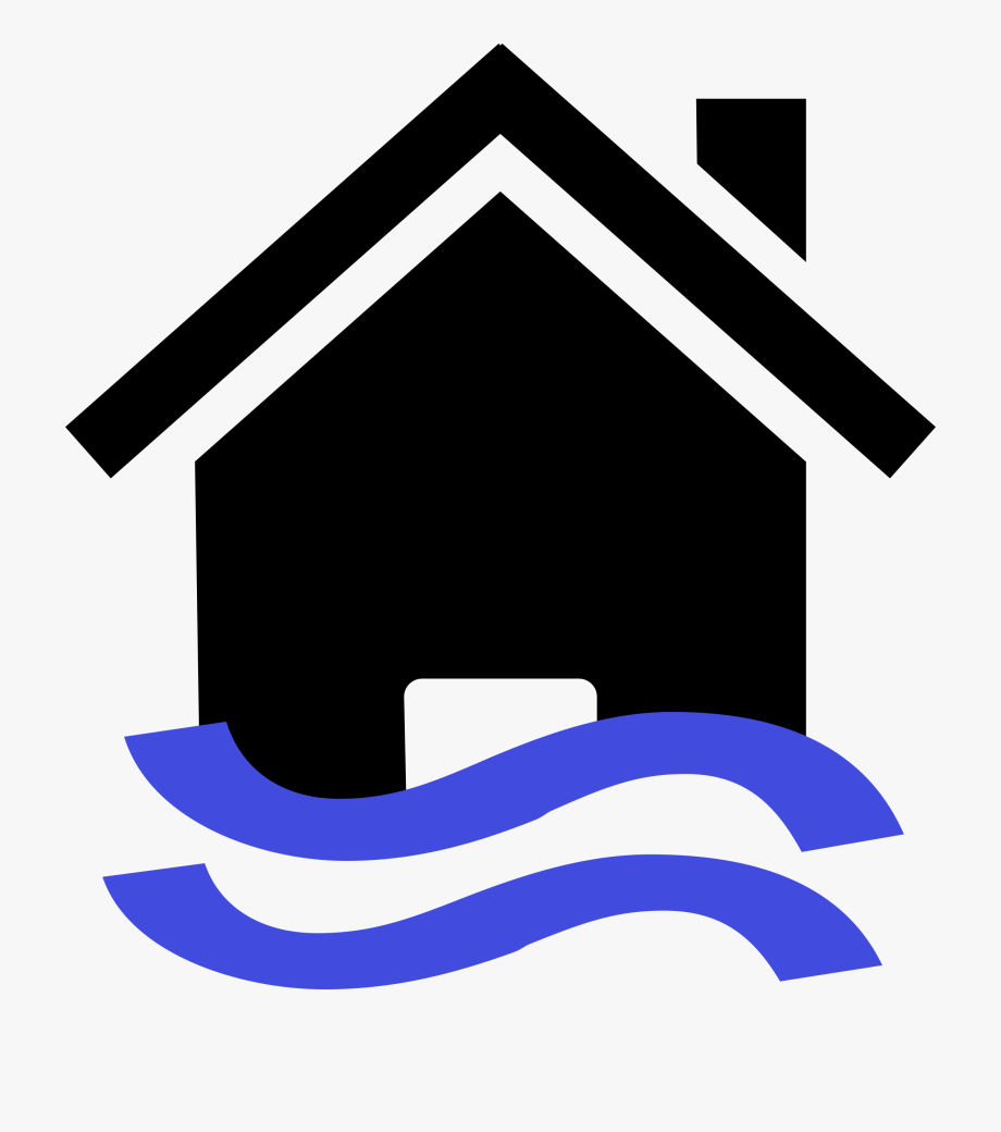 Clipart Of Flood, Flood Sign And Flood Water