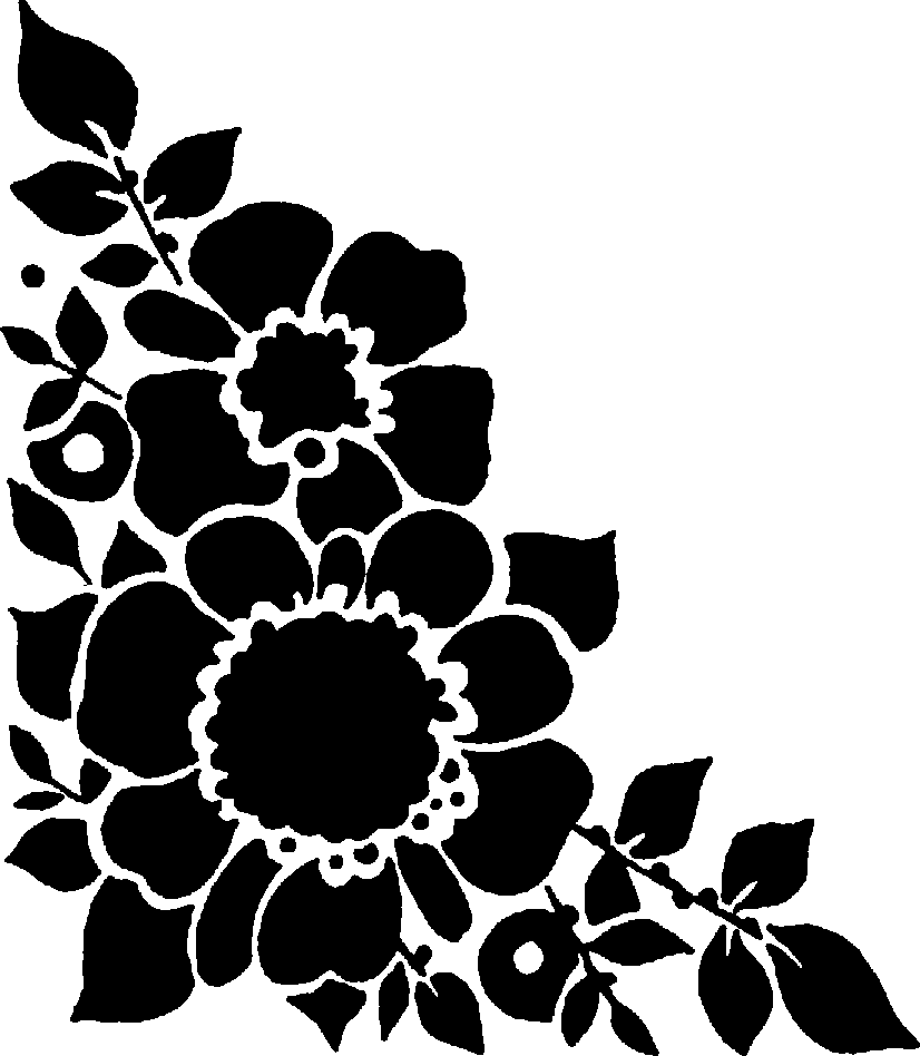 Free Flower Images Black And White, Download Free Clip Art