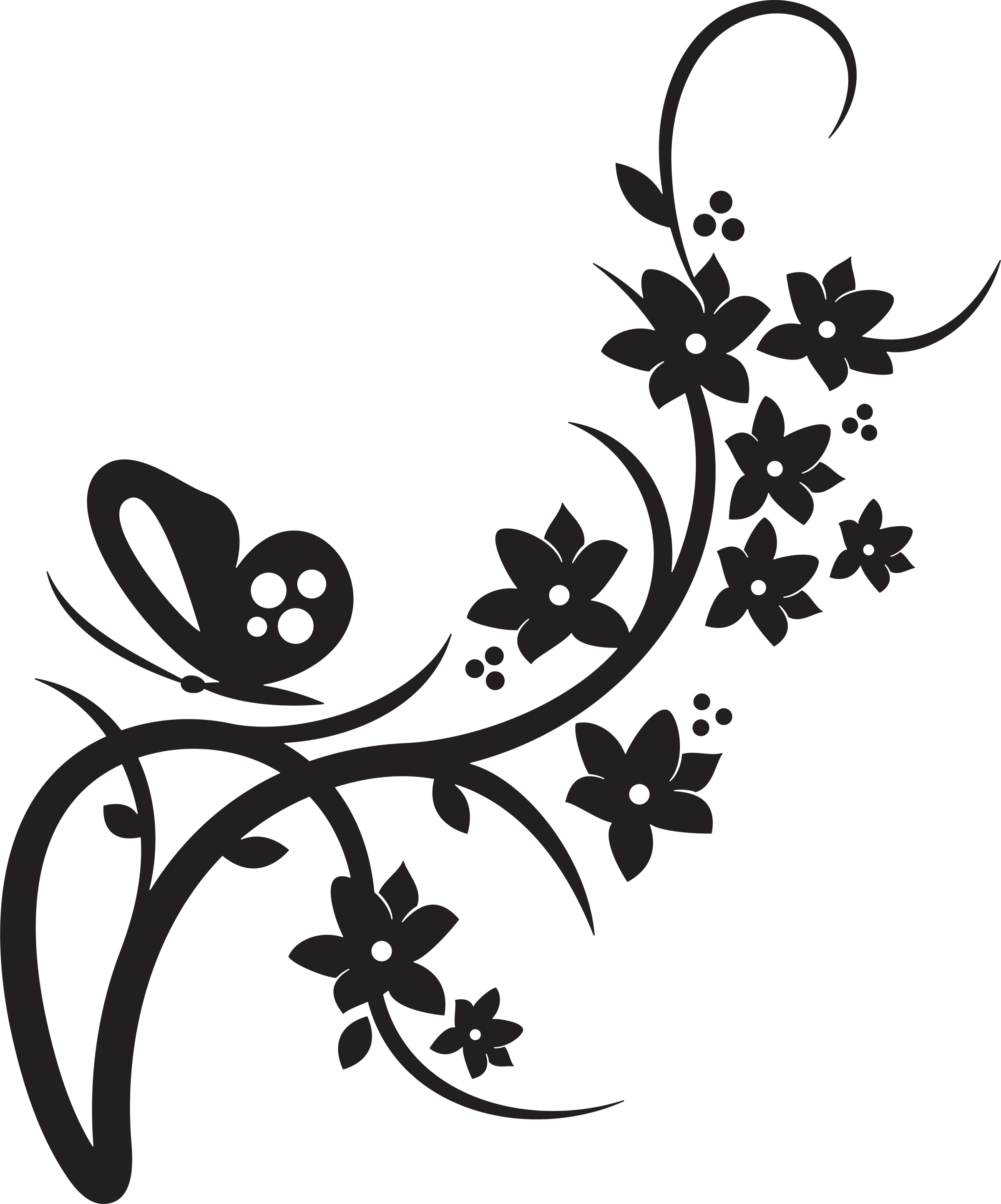 Free floral cliparts.
