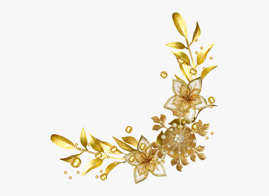 Floral clipart gold pictures on Cliparts Pub 2020! 🔝