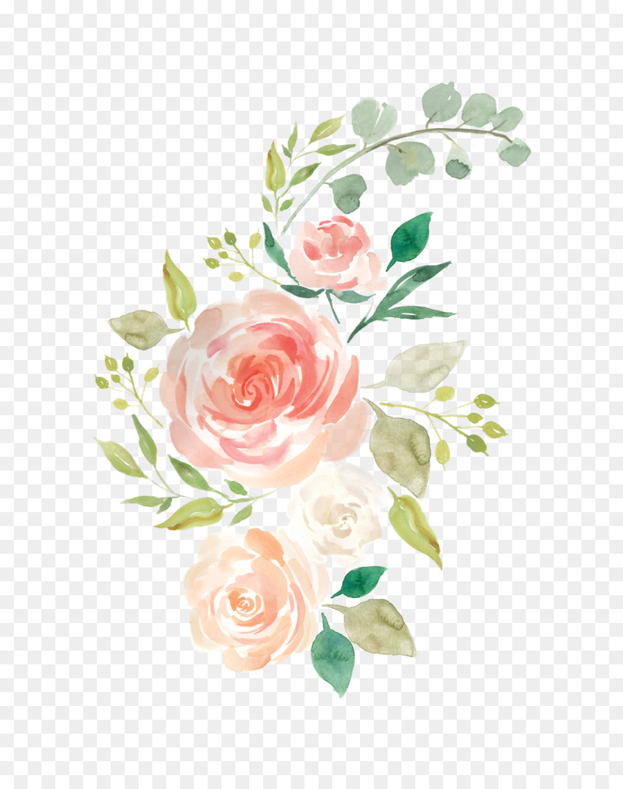Pastel Floral Background clipart