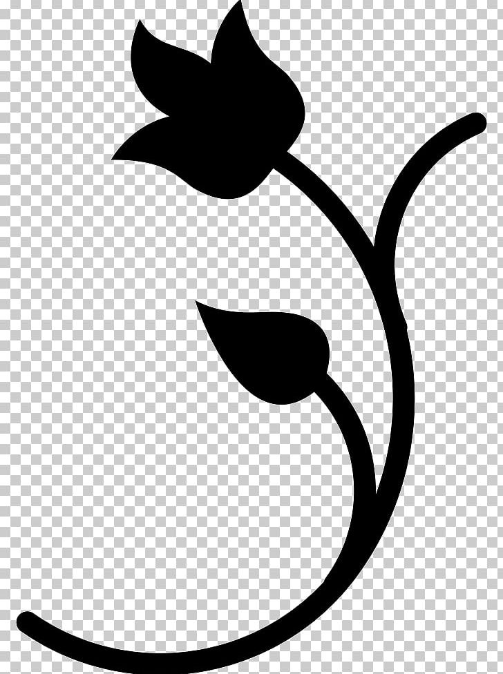 floral clipart silhouette