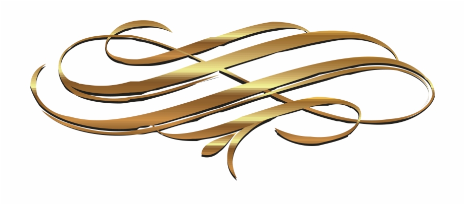 Euclidean Gold Ribbon Transprent Png Free Download