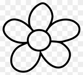 Gallery Of Clip Art Flower Black And White Clipart