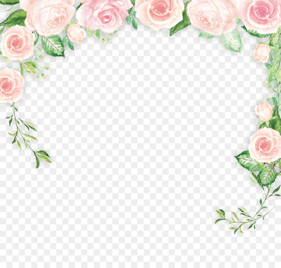 flower clipart border clear background