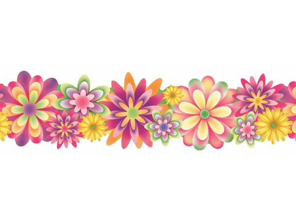 Flower border horizontal.