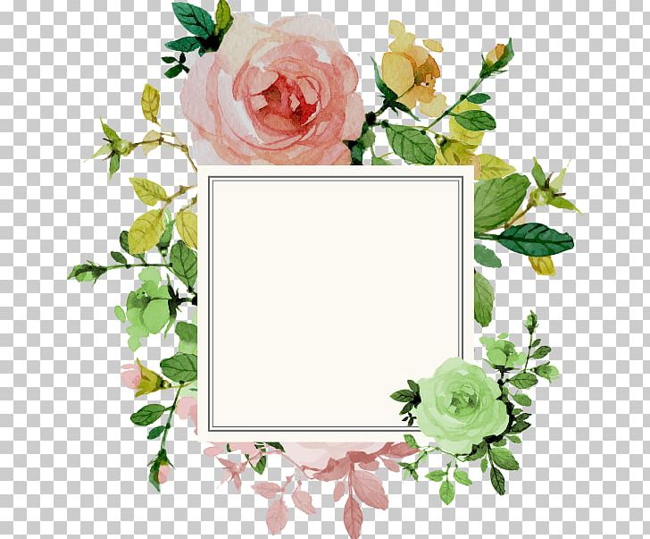 Wedding Invitation Flower Rose PNG, Clipart, Border, Cartoon