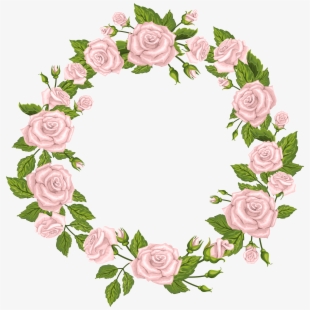 PNG Pink Flower Border Cliparts