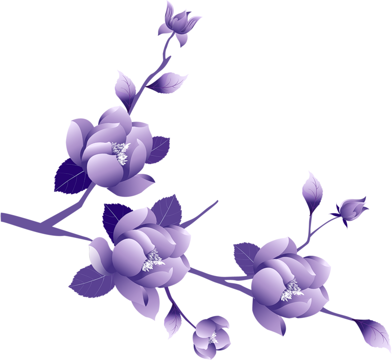 Free Purple Flower Border, Download Free Clip Art, Free Clip