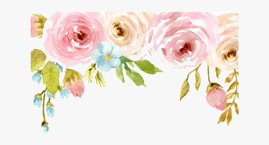 Watercolor Flower Clip Art Free Transparent Background