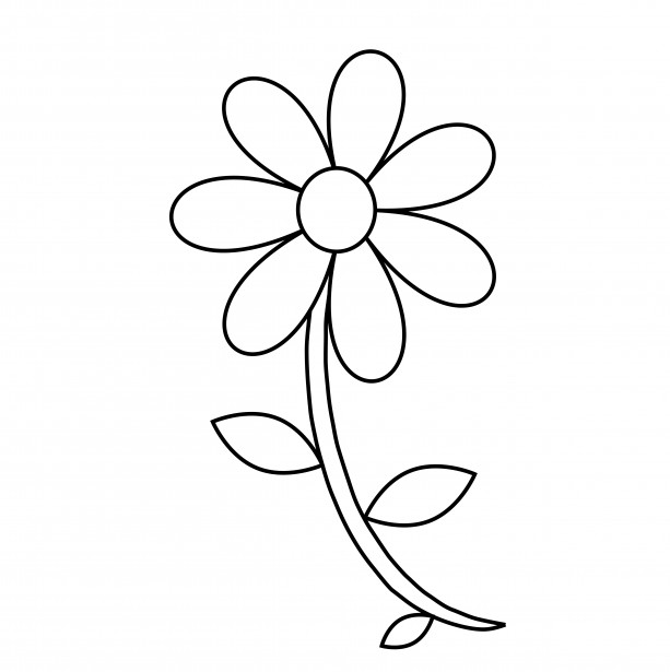 Free Flower Outline Cliparts, Download Free Clip Art, Free