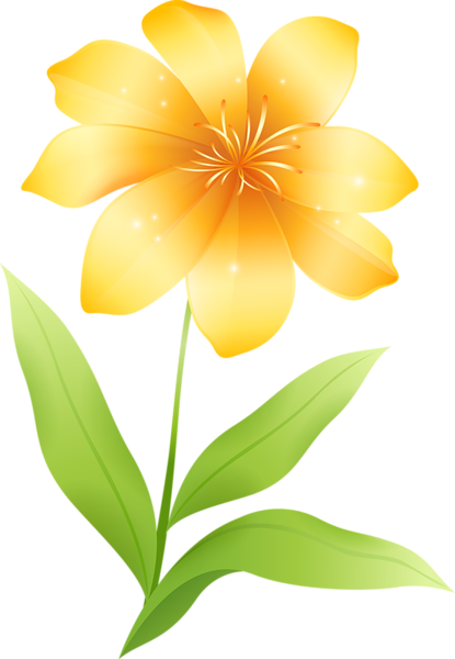 Yellow Flower Clipart