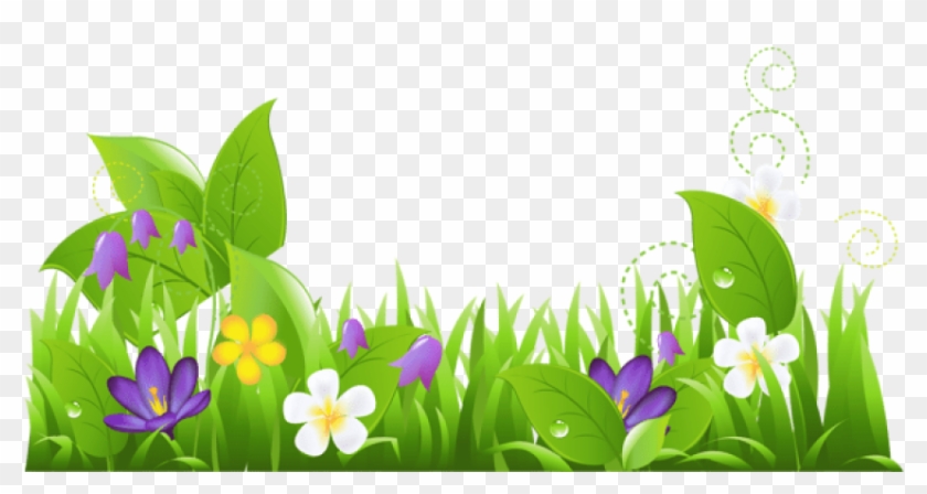 Free Png Grass And Flowers Png Images Transparent