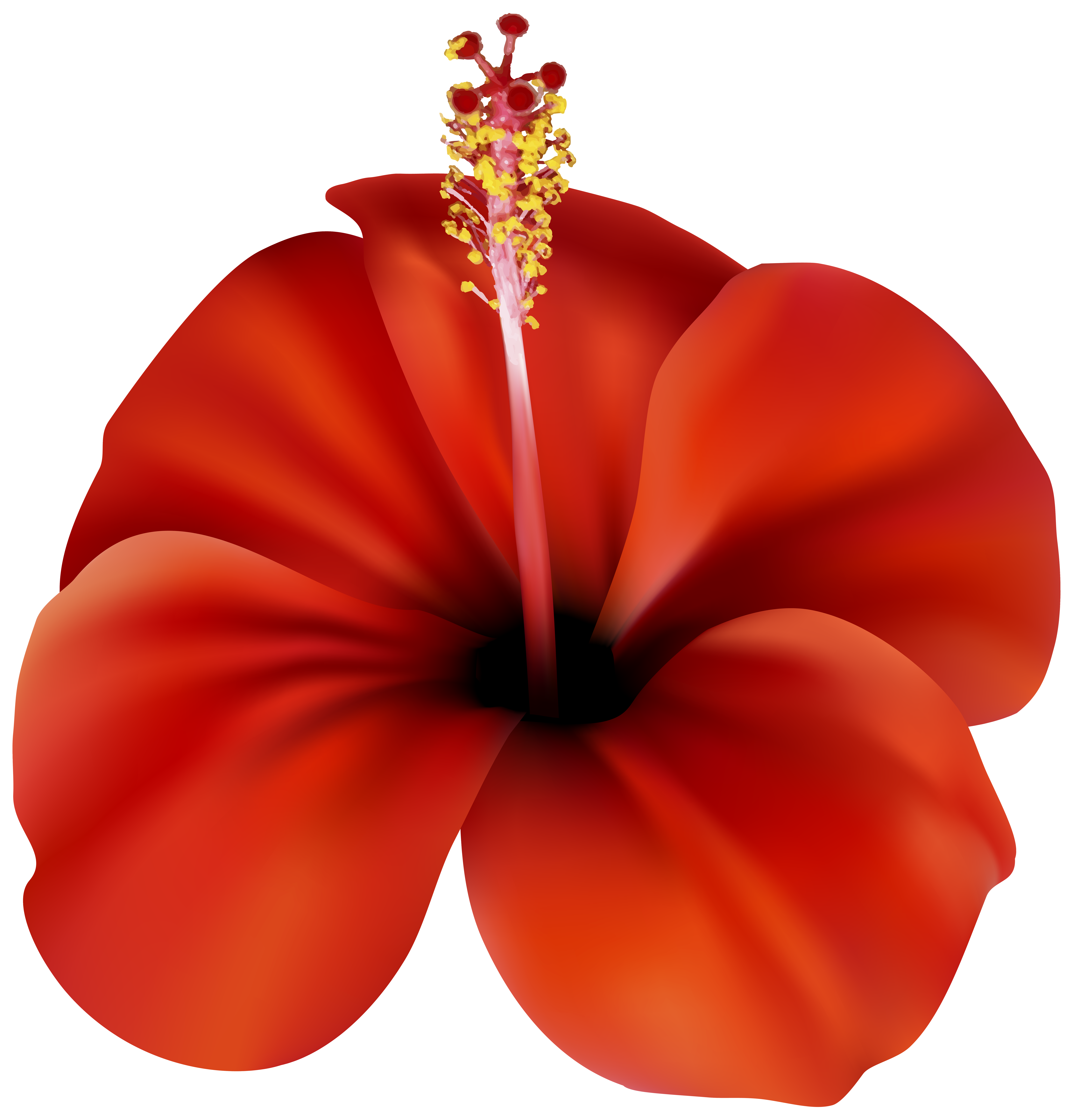 Red Flower PNG Clip Art