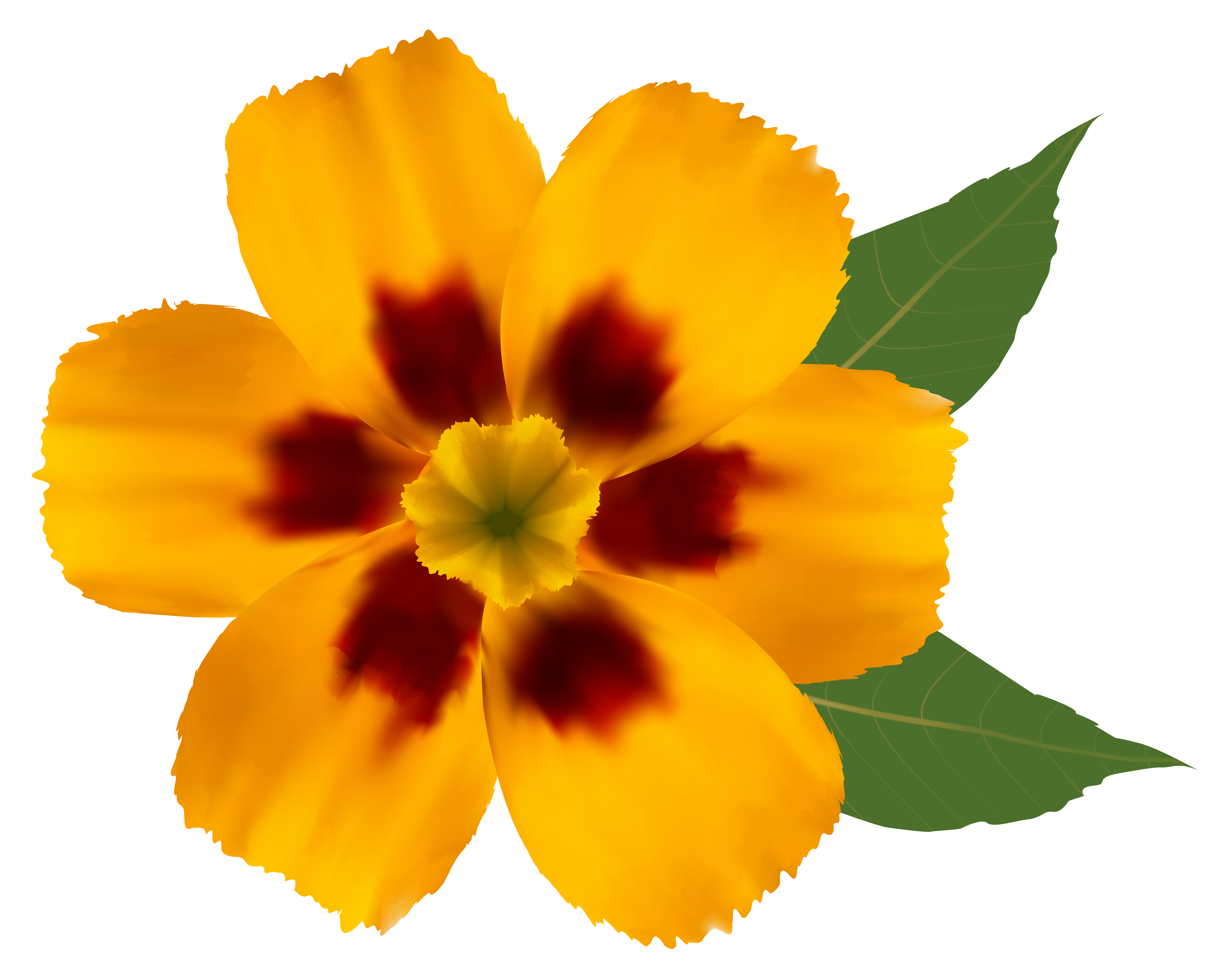 Yellow Flower PNG Clipart Image