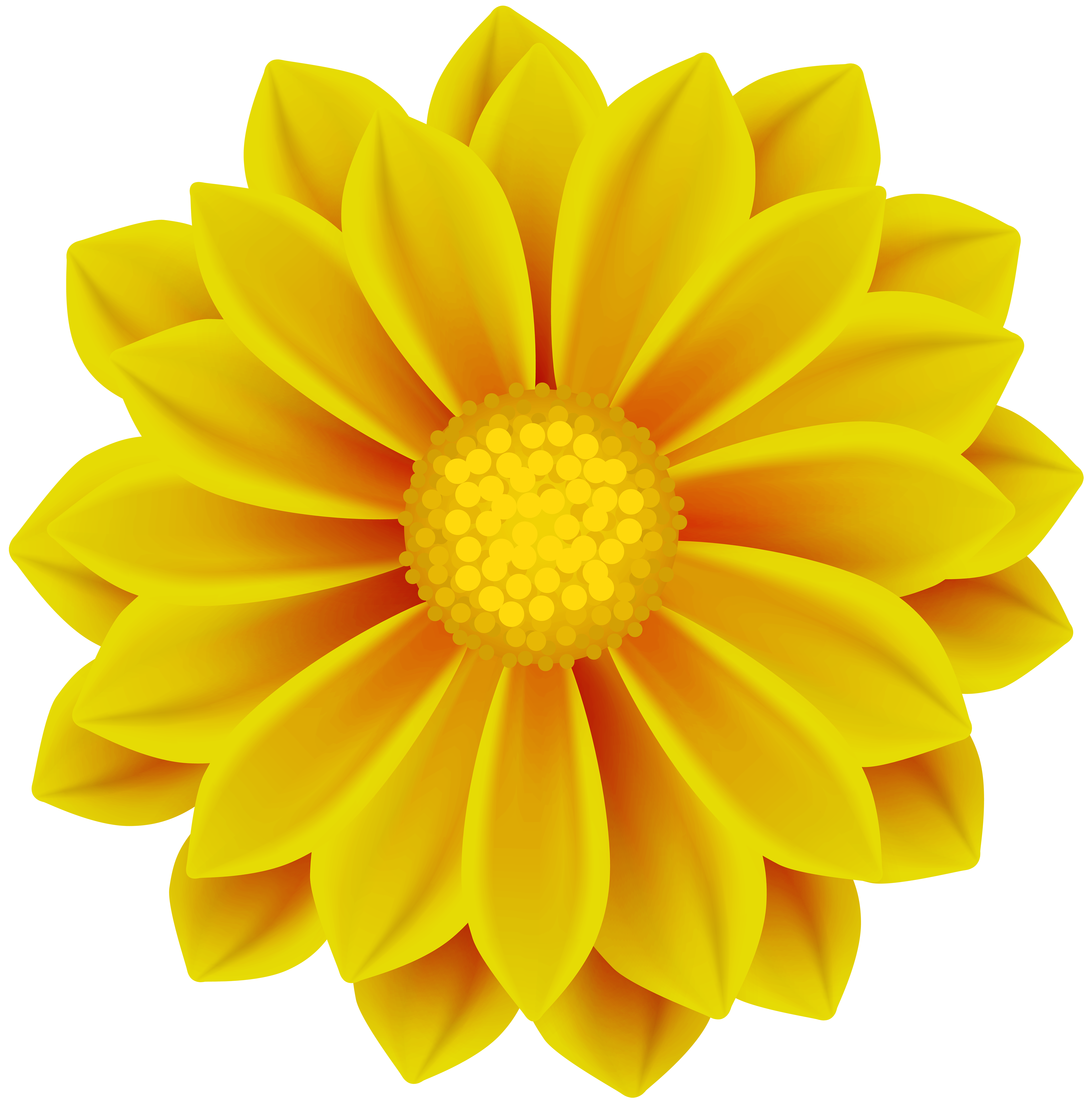 Yellow Flower PNG Clip Art