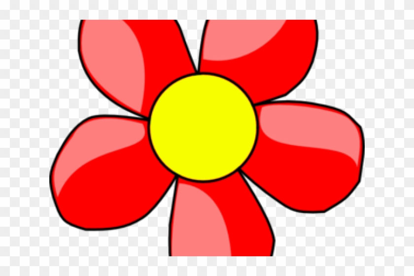 Red flower clipart.