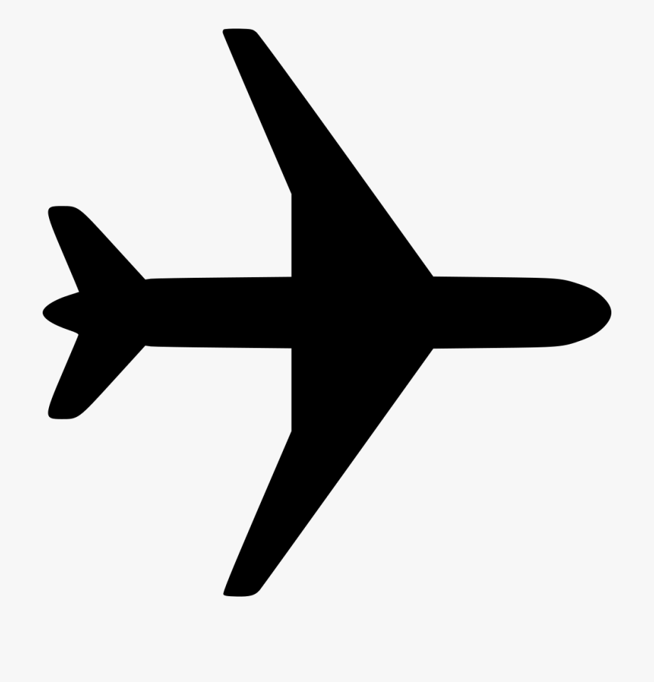 Plane clipart icon.