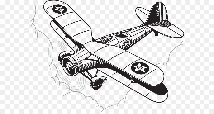 Flugzeug zeichnung bild.