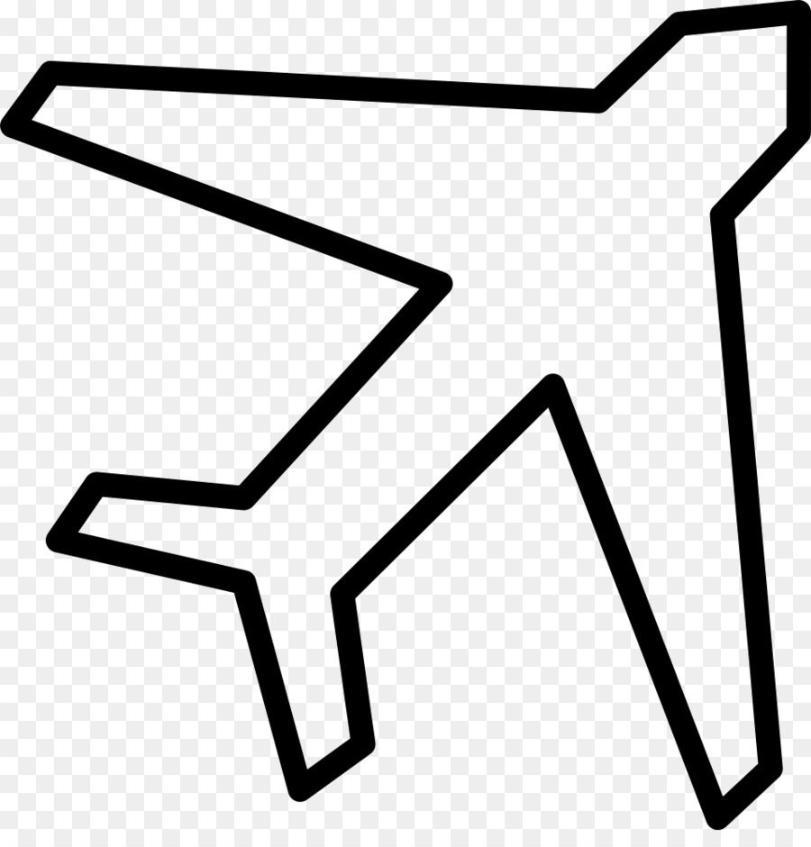 Airplane symbol clipart.