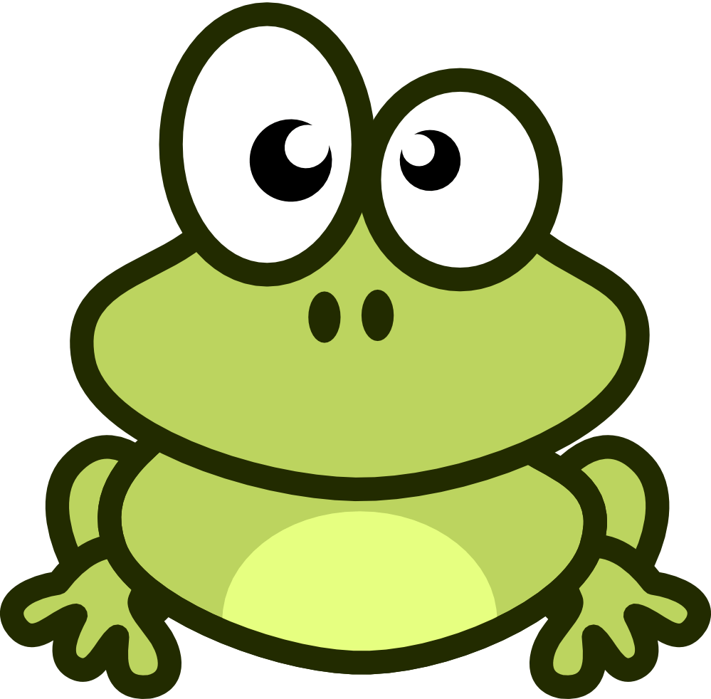 Frogs clipart image.