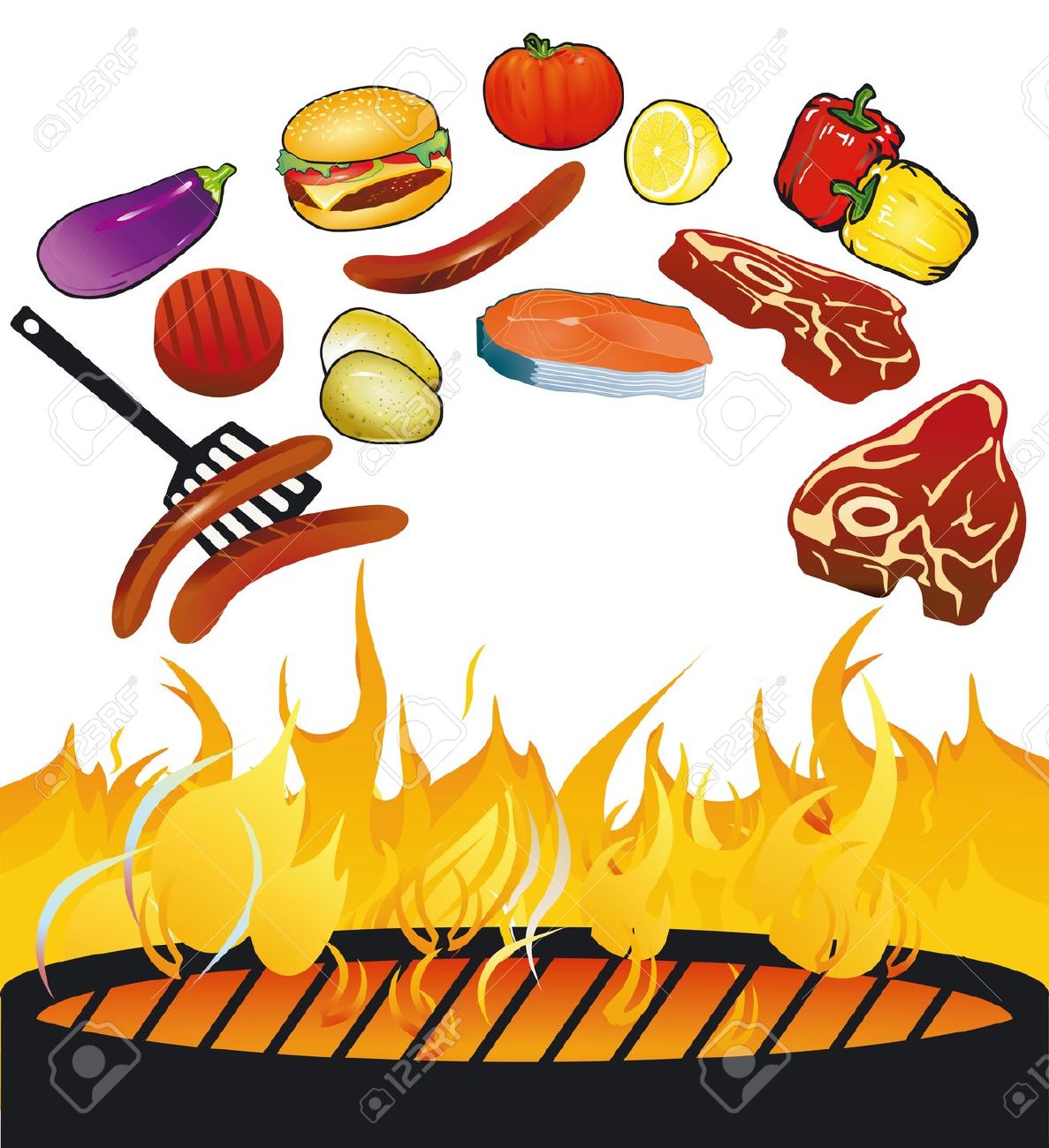 Barbecue clipart bbq food, Barbecue bbq food Transparent